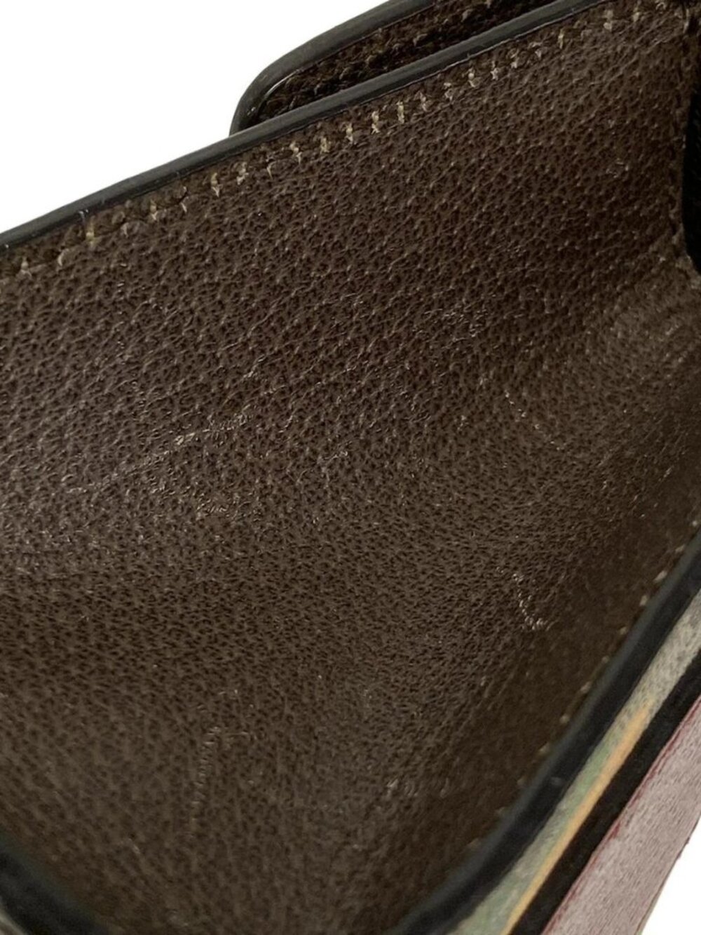 GUCCI Padlock Small,Guccitian 409487 Beige Dark Brown Multi PVC Leather - - Picture 11 of 15